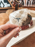 Longhorn-Hat Pin Tooth Pick