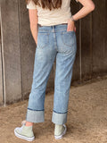 Western Yoke Bootcut Jeans