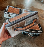 Cowhide & Leather Jewelry Case