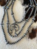 Faux Navajo Necklace & Earrings Set