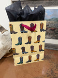 Vintage Boots Medium Gift Bag