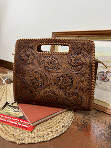 Hand tooled 2025 leather purse