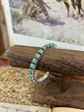 Green Square Turquoise Bangle