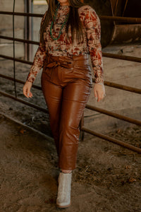 The Tomi Faux Leather Pants