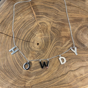 HOWDY Sterling Silver Necklace