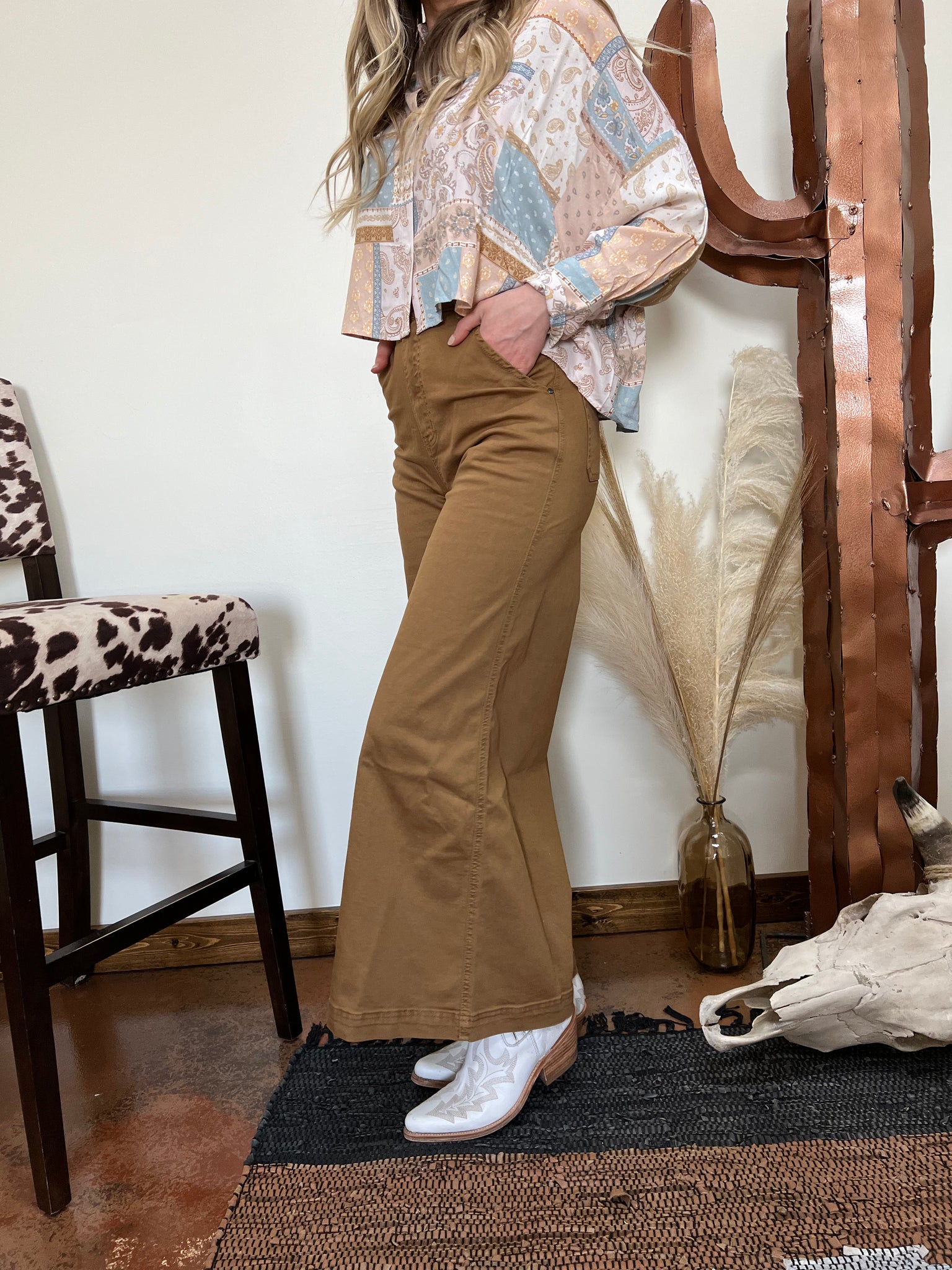 The Phoenix Camel Wide Leg Jeans – Lost Creek Boutique LLC